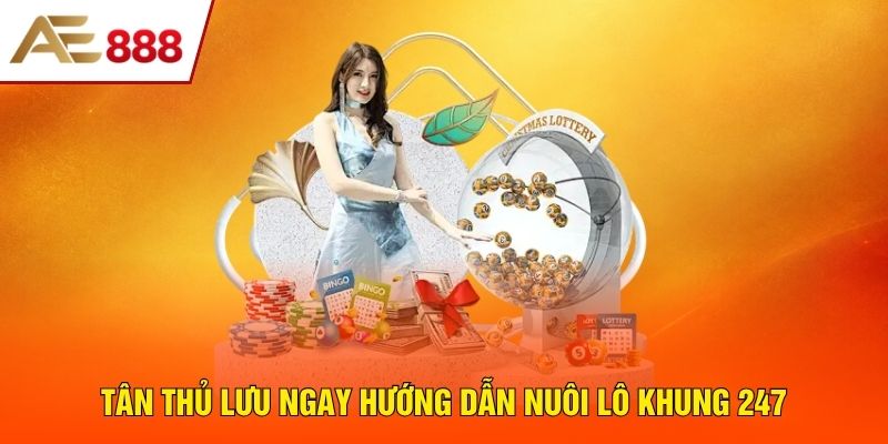 Tân thủ lưu ngay hướng dẫn nuôi lô khung 247